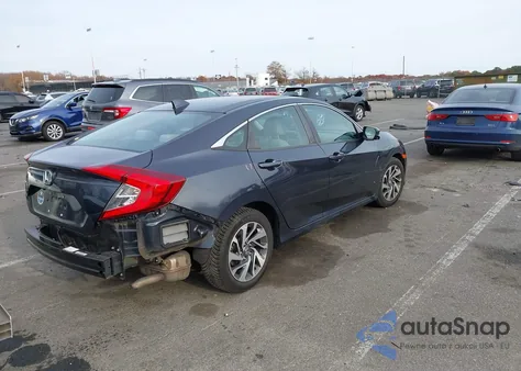 2018 Honda Civic Ex из США, поврежденный, VIN 2HGFC2F77JH562252